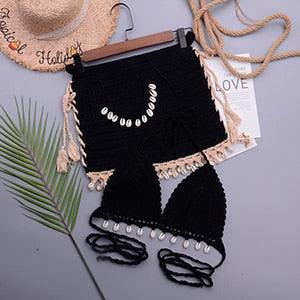 Conjunto de Praia em Crochê Eloá - Maritima Moda Praia