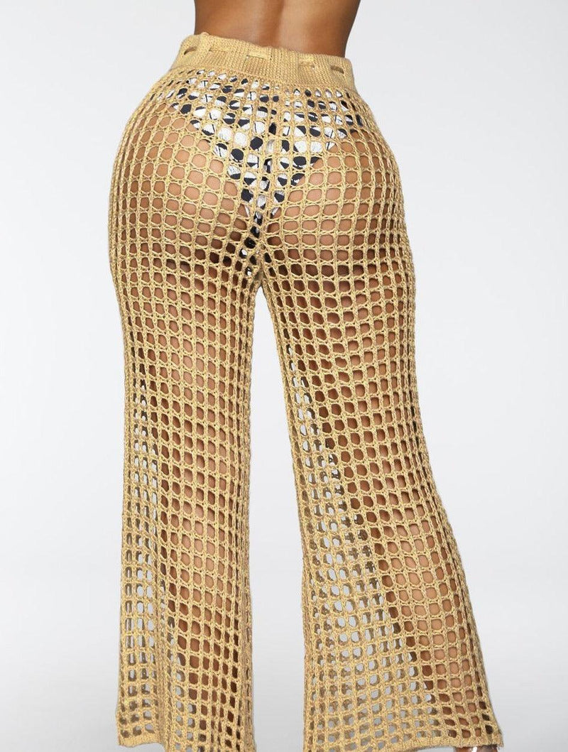 Calça de Praia em Crochê Yasmim - Maritima Moda Praia