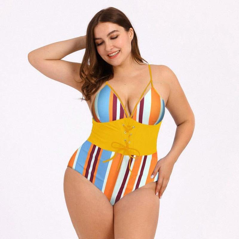 Maiô Plus Size Rosa - Maritima Moda Praia