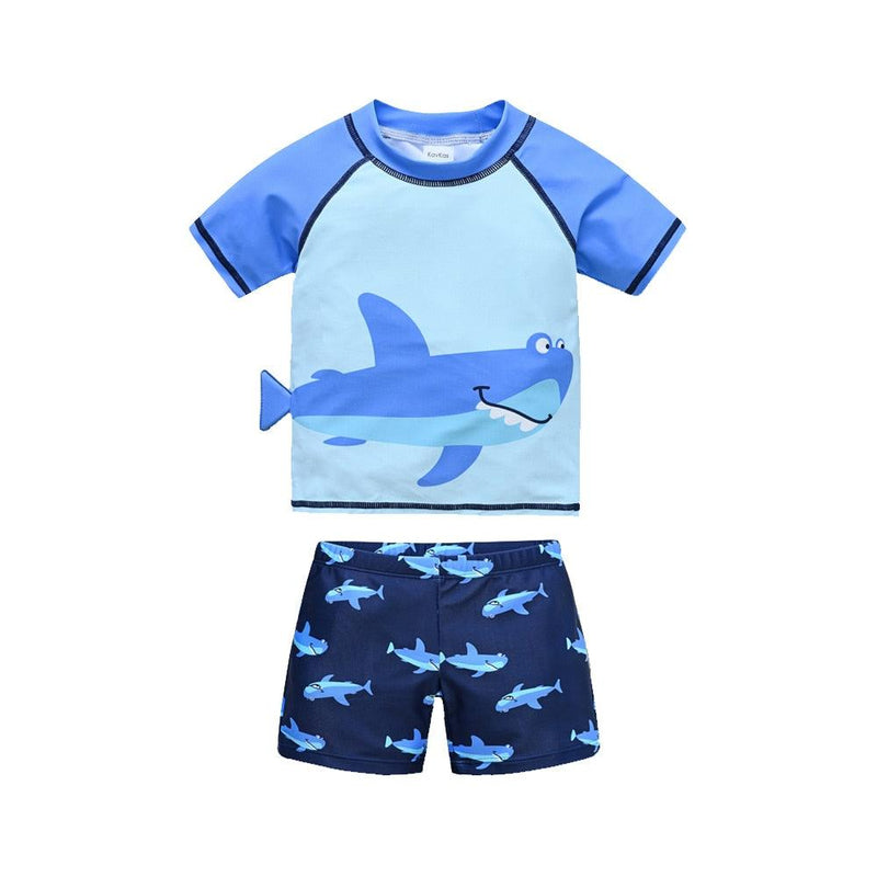 Conjunto de Banho Infantil Masculino Com Proteção - Maritima Moda Praia