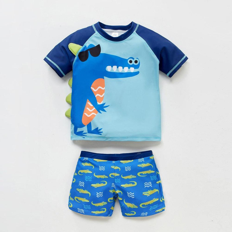 Conjunto de Banho Infantil Masculino Com Proteção - Maritima Moda Praia