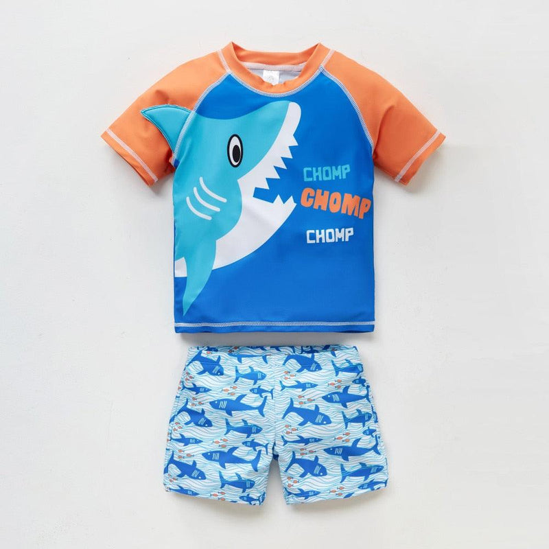 Conjunto de Banho Infantil Masculino Com Proteção - Maritima Moda Praia