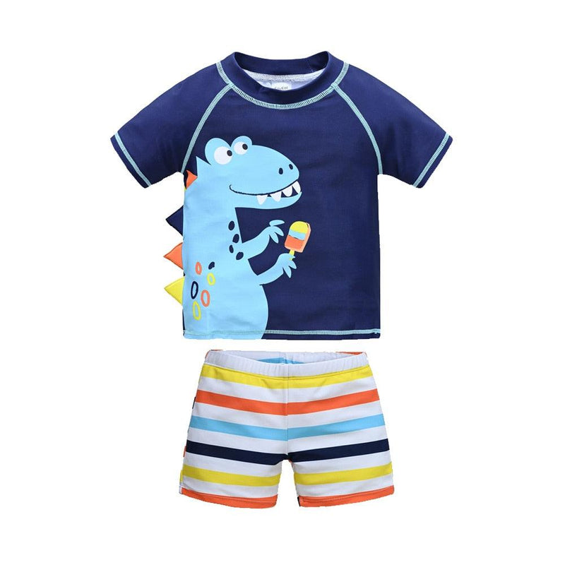 Conjunto de Banho Infantil Masculino Com Proteção - Maritima Moda Praia